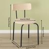 Trendy European Dining Chairs White Nordic Metal Office Dining Chairs Modern Luxury Muebles Para El Hogar Home Furniture