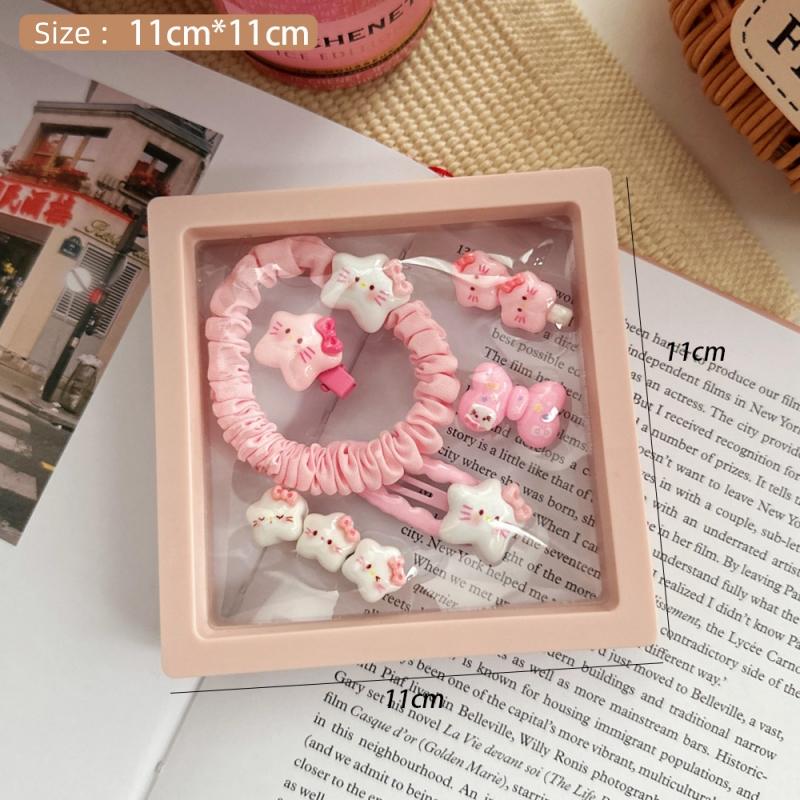 Cute Hair Clip Cartoon Hair Pin Bangs Side Clip Woman Kids Headwear Barrette Hair Accessories Gift Box