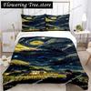 Van Gogh Art Cute Kawaii Duvet Cover Comforter Bedding set Soft Quilt Cover and Pillowcases for Teens SingleDoubleQueenKing