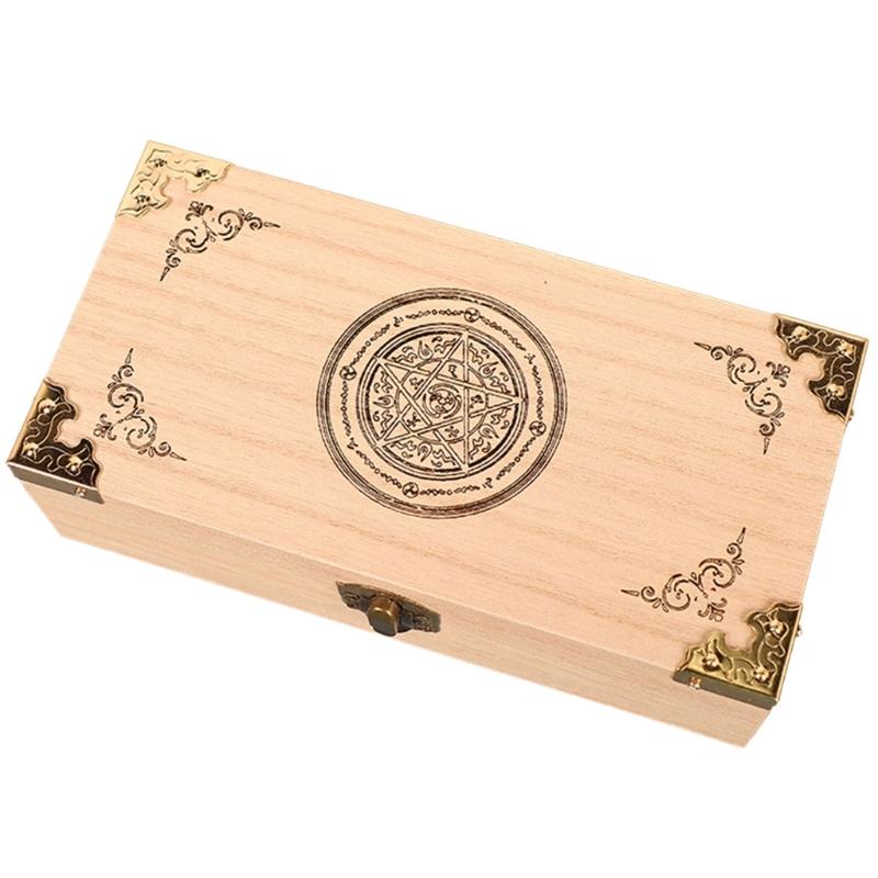 

Fashion Wood Playing Card Holder Deck Box Storage Case Organizers Playing Cards Poker Card Box Handcrafts For Men Women