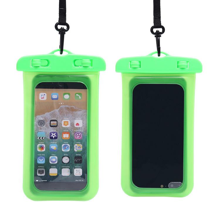 6 Inch (inch) PVC, TPU Mobile Phone Waterproof Bag, Transparent Mobile Phone Waterproof Bag, Neck Hanging Waterproof Sleeve