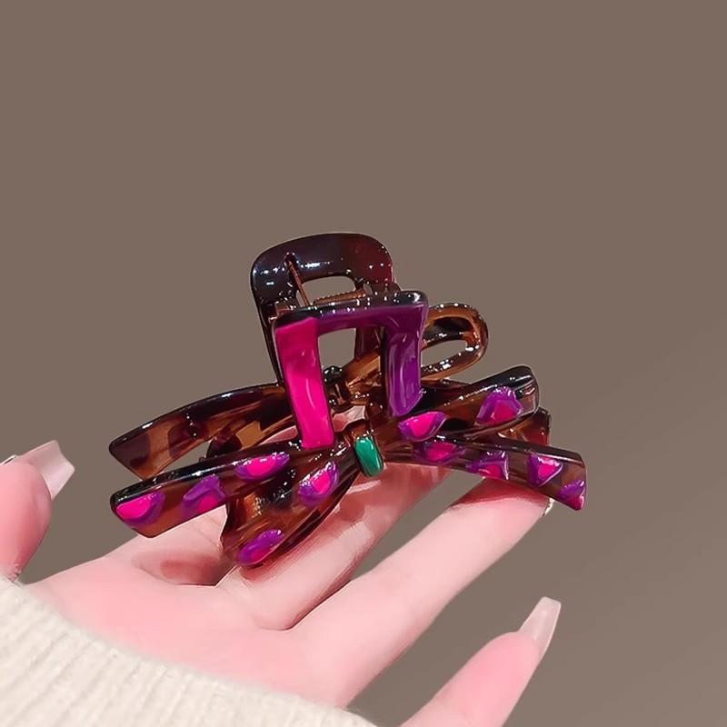 New Design Print Heart Bow Hair Claw For Women Girls Sweet Hair Ornament Headband Hair Clip Hairpin Fashion Hair Accessories