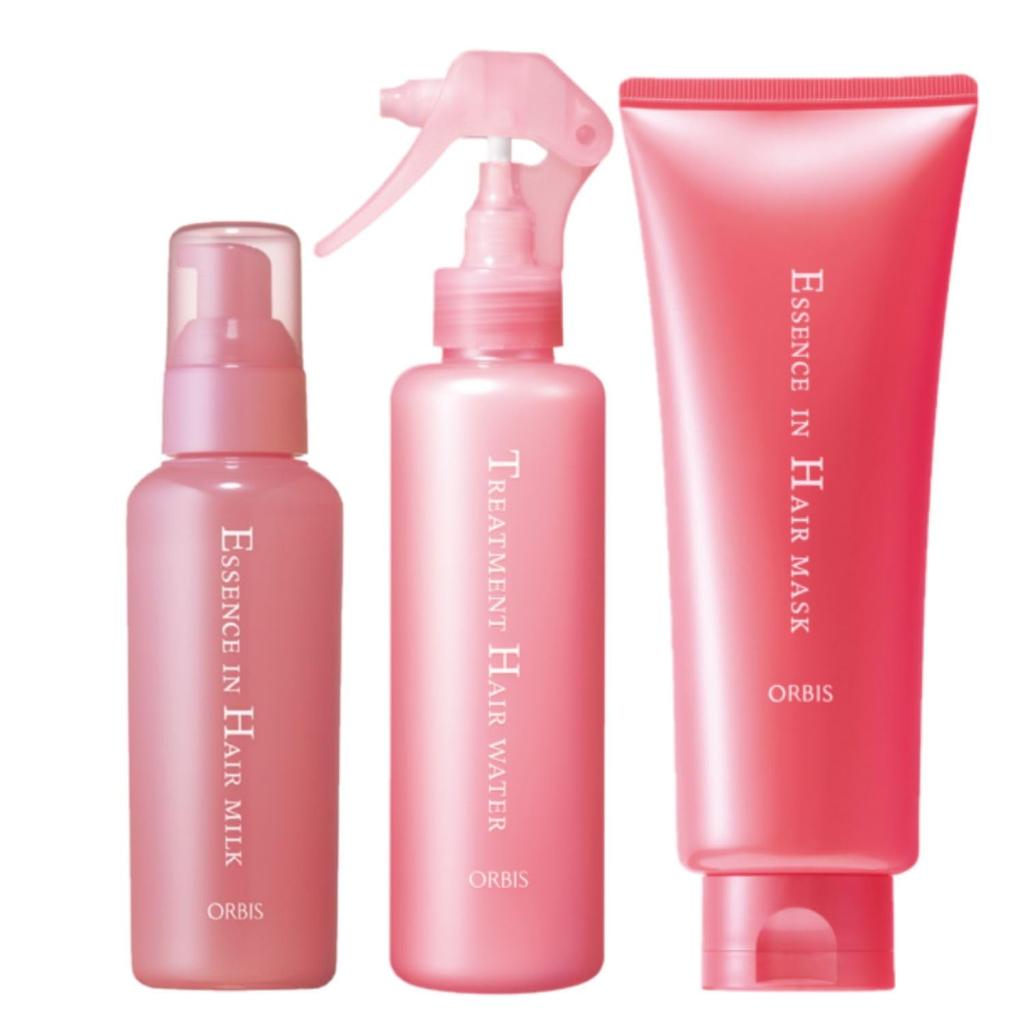 ORBIS Hair Care Set Hair Treatment Essence-in 3-Step (Hair Milk/Hair Mist/Hair Mask)