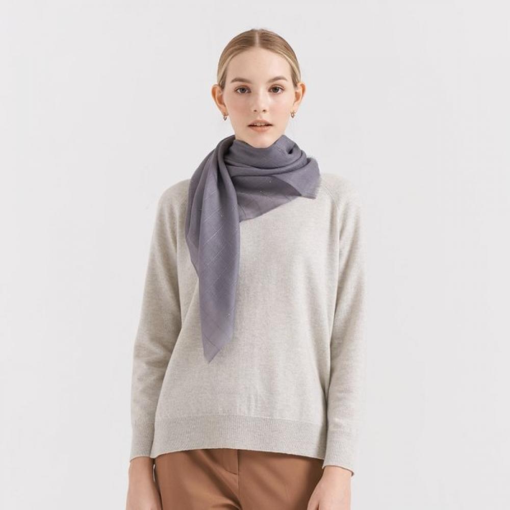 Dal Cashmere Air Cashmere 100 Scarf Charcoal Single option