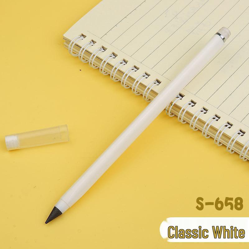 Black Tech Eternal Pencil: No Sharpening, No Ink, Break-Resistant Lead, Posture-Correcting Drawing Tool