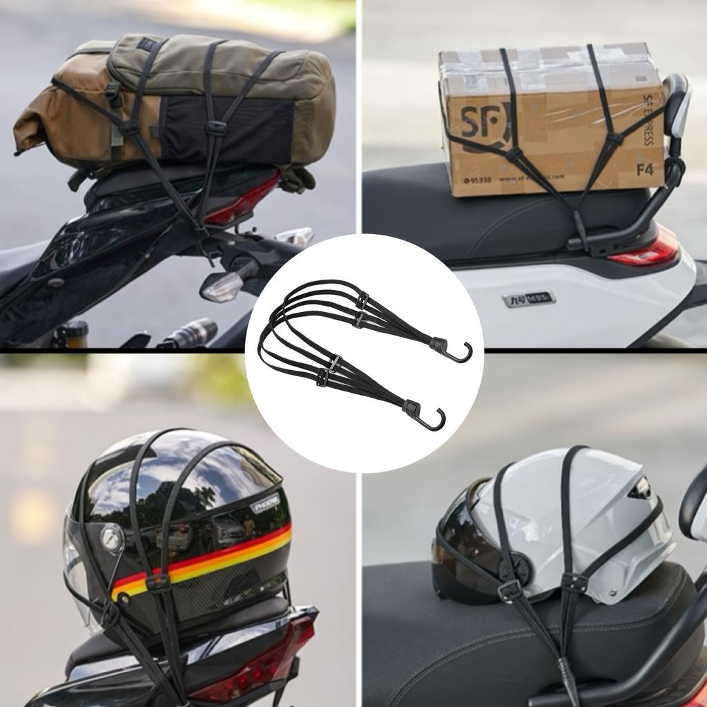 Elastic Bungee Cords for Motorcycles And Bicycles Organizer for Safe Storage
