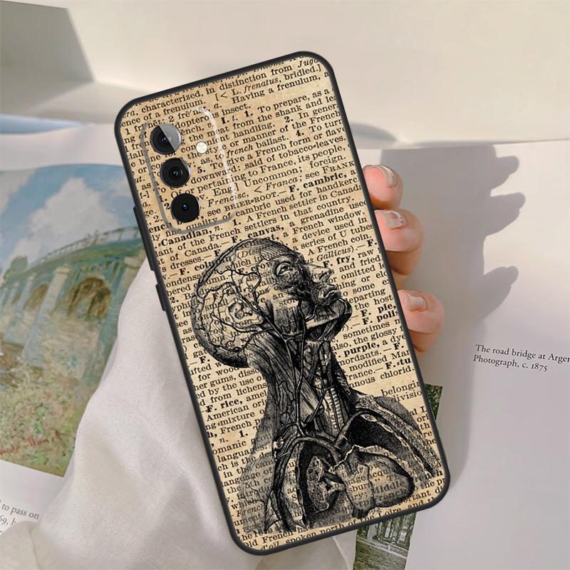 Medical Human Organs Brain Case For Samsung Galaxy A54 A34 A14 A06 A16 A26 A36 A56 A12 A32 A52 A13 A33 A53 A15 A35 A55