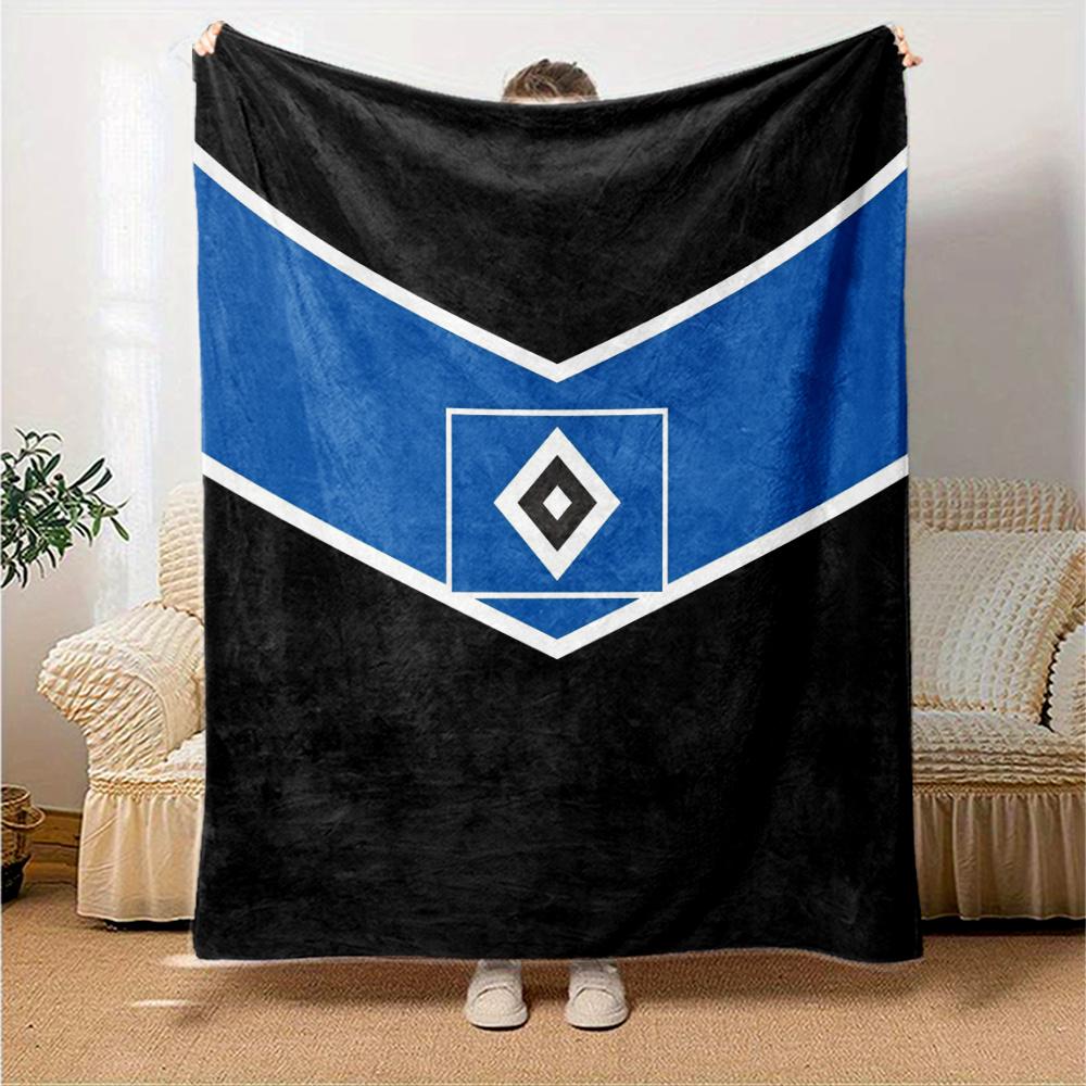 Hamburger SV Flannel Blanket, High quality Comfortable for All Seasons, Home Decor, Warmth and Comfort