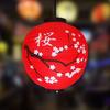 Red/Beige 30cm PVC Waterproof Japanese Lantern Korean Ramen Sashimi Izakaya Cuisine Shop Restaurant Decor Traditional Lantern
