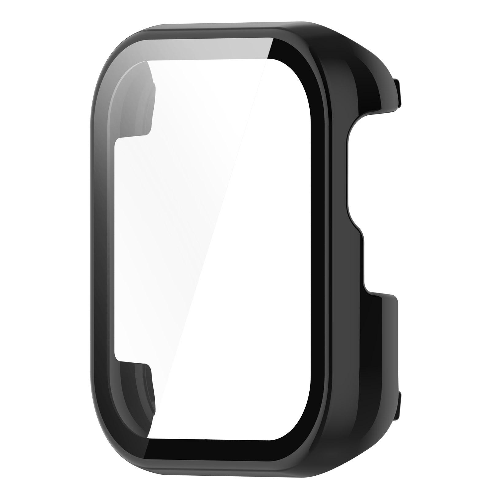 

For Oppo Watch SE Watch Case PC Frame with Tempered Glass Screen Film Transparent