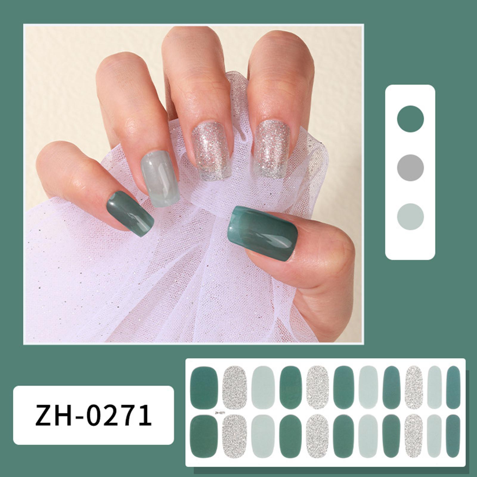 

Гелеві наклейки для нігтів з полум’яним покриттям Потрібна ультрафіолетова/світлодіодна лампа 22 обгортки гель-лаку для нігтів Модний дизайн Гелеві наклейки для нігтів для жінок ZH0271