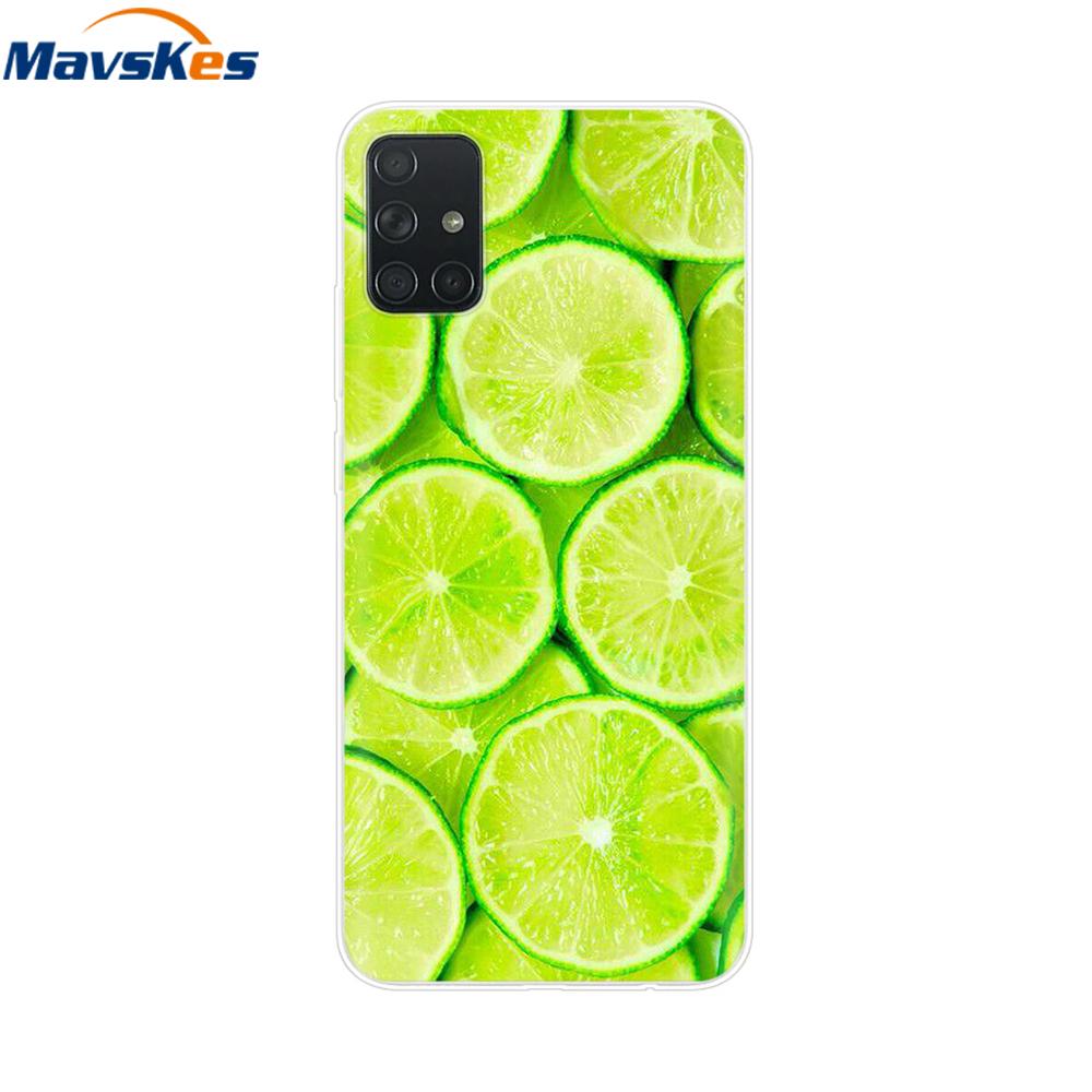 For Samsung Galaxy A51 Case Silicon Transparent Back Cover Phone Case for Samsung Galaxy A71 SM-A715F A515F A 51 71 Cover Fundas