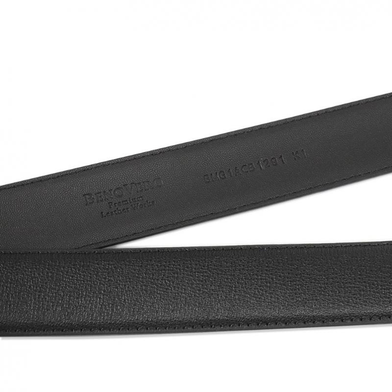 Benovero Cinto Longo Derby Embossado Cetim Ródio 26ss Bmg1acb1291k1