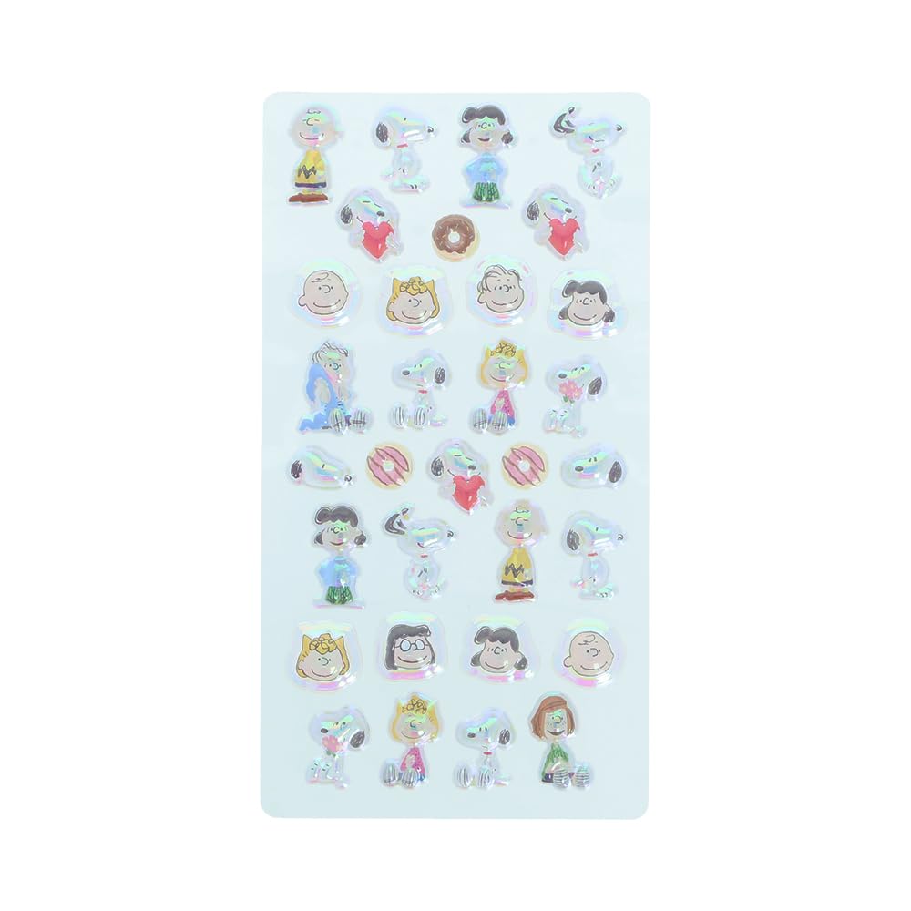 Sun-Star Stationery Bonbon Drop Stickers Snoopy churukira [Set of 4] O Friends, Lots, Disguise,
