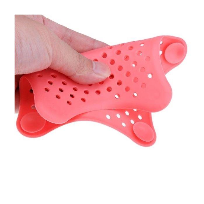 Filtre à évier - Étoile - Ventouse - Plastique - 15,5 x 13 cm