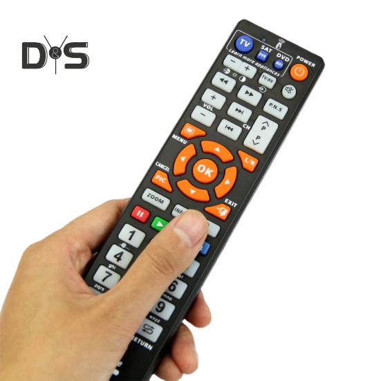 Universal Remote Control for TV CBL DVD SAT Battery Powered Advanced Smart Chipset Remote Control Replacement Parts Accessories