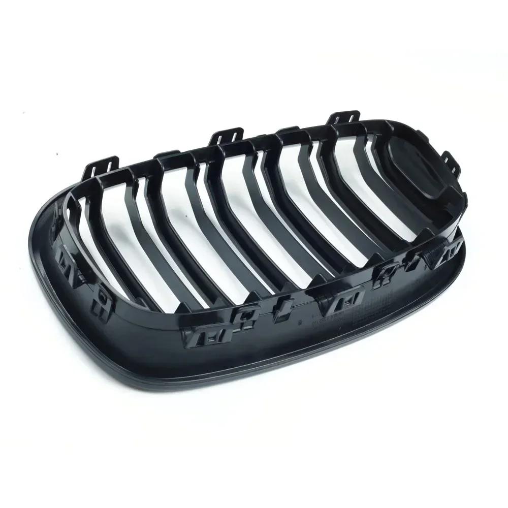 For BMW 1 Series F20 F21 116i 118i Grille Car Front Grill Kidney Grilles Gloss Black Racing Grill 2011-2014 Accessories
