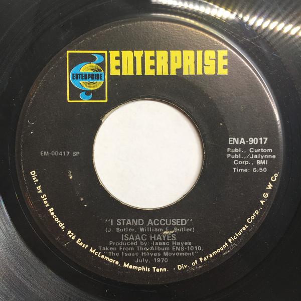 

7inch Record ISAAC HAYES - I Stand Accused ENA9017 Enterprise 1970 US Soul/Funk Used