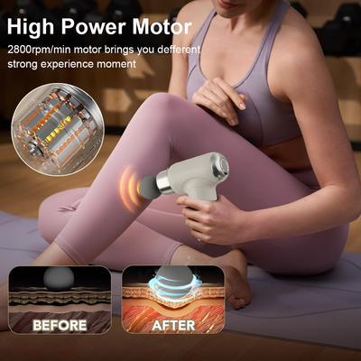 Fascia Gun Mini Muscle Massage Gun Electric Muscle Massage Machine Mini Portable Electric Body Waist Back Neck Shoulder Massager