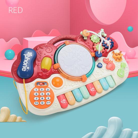 

Творческий двуязычный, тонкий, многофункциональный игрушечный орган для детей 3, 4, 5 лет, 8-клавишное пианино для развлечений