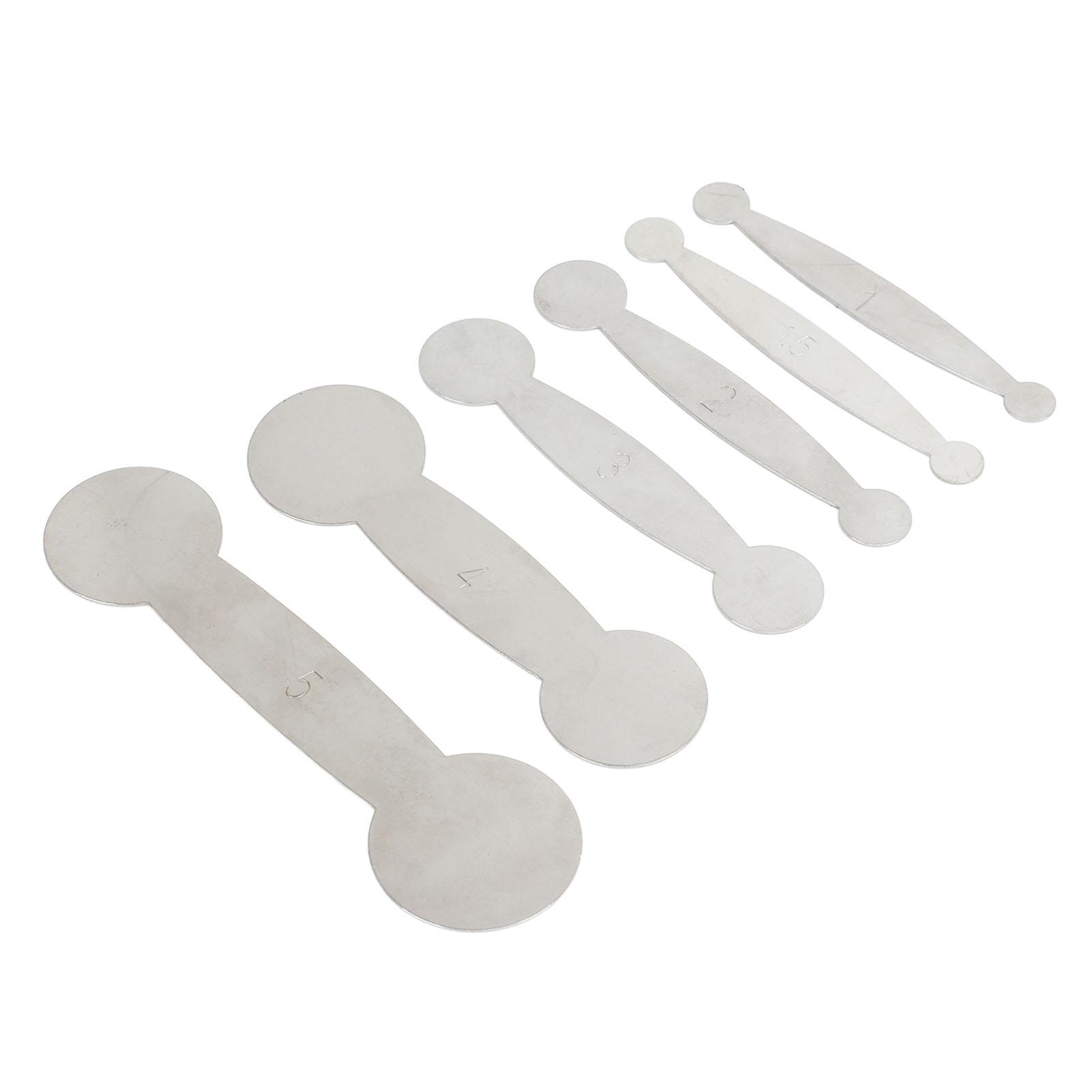 

6Pcs Clarinet Leveling Rings Metal Pad Repair Tools Kit Woodwind Instrument Accessories