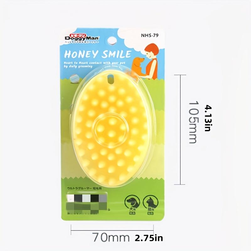 1pc Pet Supplies Dog Cat Massage Brush Comb Cleaner Puppy Hair Removal Scrub Cleaning Tool Soft Gentle Silicone Hair