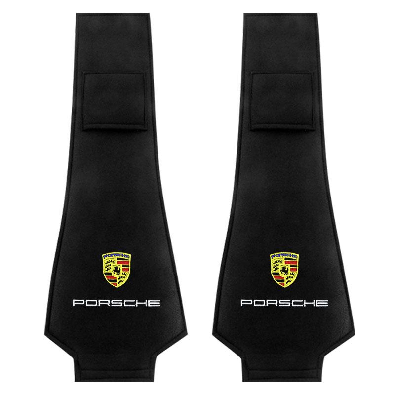 Fashion Car Seat Back Headrest Pillow Storage Bag Dustproof Cover For Porsche Boxster Cayenne Panamera Macan Cayman 911 918 996 917 991