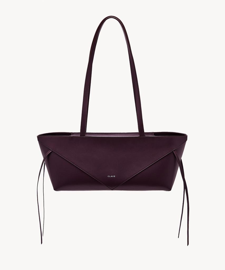 Clave Sienna Burgundy Tote Bag