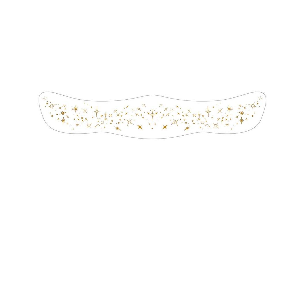 DIY Collarbone Freckle Tattoo Butterfly Star Dots Heart Bronzing Sparkle Face Temporary Tattoo Clavicle Chest Position