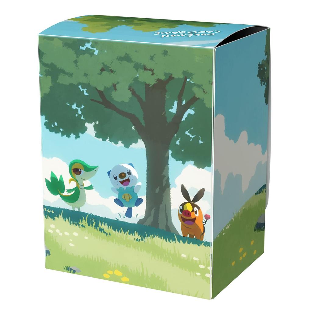 Pokemon Center Original Pokemon Card Game Deck Case Snivy Pokabu Oshawott & &