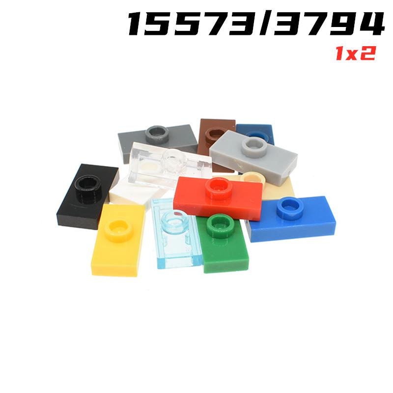 Rainbow Pig MOC Parts 15573 3794 Plate Modified 1 X 2 Compatible Bricks DIY Assmble Building Blocks Particle Kid Puzzle Toy Gift