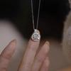 Women's Zirconia Sparkling Necklace: Elegant Light Luxury Clavicle Chain with Unique Design