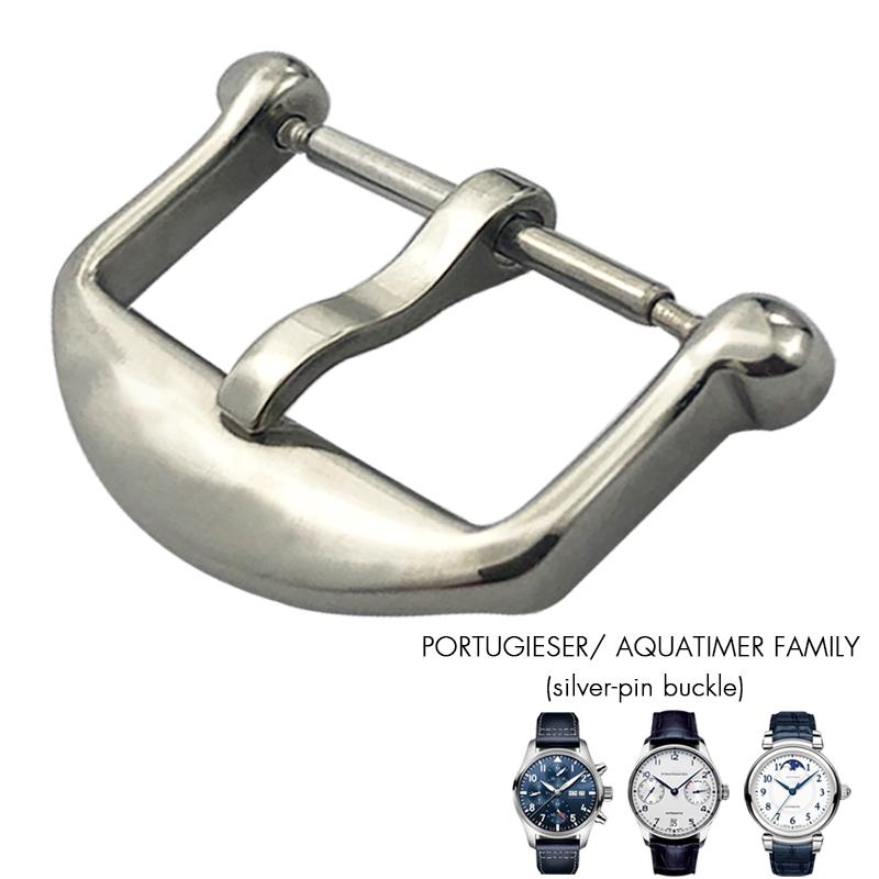 

18mm 316L Stainless Steel Deployment Buckle for IWC Pilot Mark Portugieser Rose Gold Rubber Leather Watchband Folding Clasp 18mm