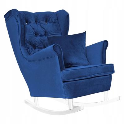 Gaja Rocking Chair, Scandinavian,, Cornflower Blue