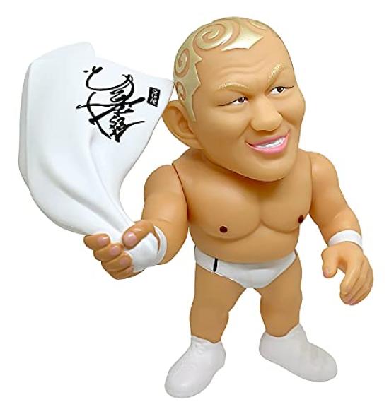 16d Soft Vinyl Collection 015 Minoru Suzuki White Costume Soft Vinyl Painted Action Figure Ver. Non-scale