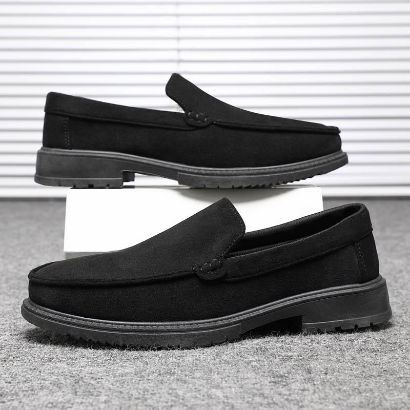 

Men Loafers Soft High Quality Spring Autumn Leather Sneakers Shoes Men Casual Shoes Slip on Flats Driving Shoes chaussure hommes 39 чорний