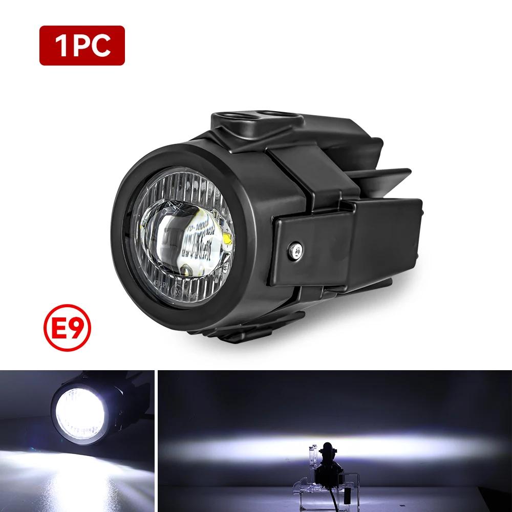 

Фара для мотоцикла, противотуманная фара, светодиодная вспомогательная фара для Honda-Kawasaki-Suzuki BMW-R1200GS F800GS F700GS Moto Fog light