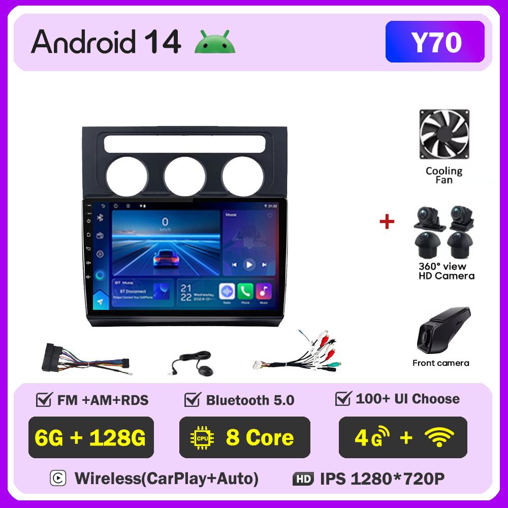 Pentru Volkswagen Touran 1 2003-2010 Radio Auto Android Stereo Unitate Principală Navigație GPS Ecran Tactil Mirror Link Sistem Inteligent