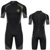 Neopren Kurzarm Frühjahrs-Neoprenanzug mit Rückenreißverschluss für und Größe Small Herren 1,5mm Surfen, SUP, Bodyboarding, Tauchen, Angeln, Schnorcheln,