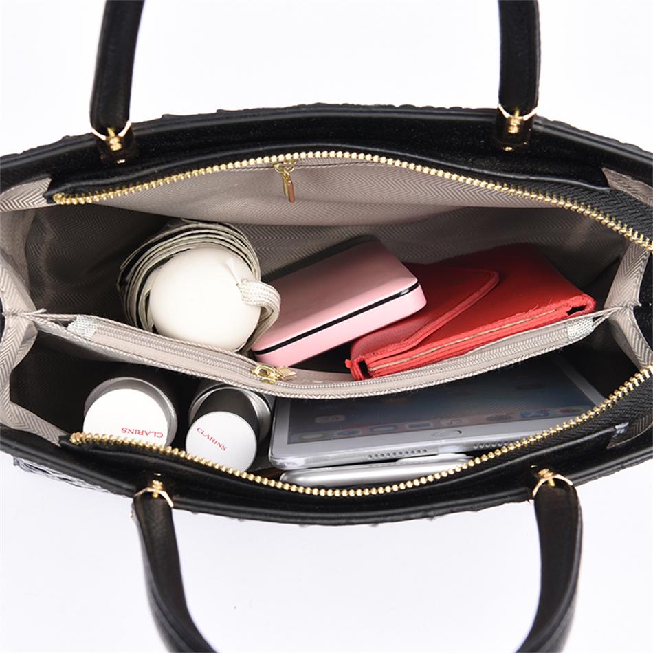 Crocodile Pattern Women's Handbag High Quality Leather Ladies Shoulder Messenger Bags Sac