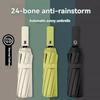Weather Umbrella 24-Bone Double Keel Black Glue Fully Automatic Folding Umbrella Thick Durable Keel UV Resistant Reinforced
