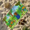 Cartoon Kid-E-Cats Handtuch Bleach Handtücher Yoga Fitnessstudio Leicht Tragbar Zum Schwimmen Duschen Reisen Sportzubehör Sanddicht