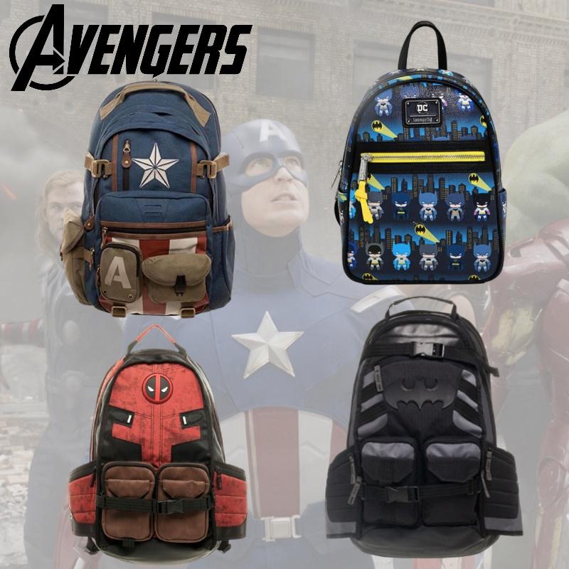 Zaino Marvel Nuovo Deadpool Traspirante E Durevole Borsa da Viaggio Per Fan di Avengers E Batman