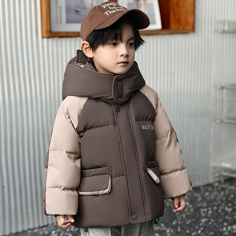 Children's Down Jacket Mid-length Stylish Boys and Girls Winter Thick Warm Children's Clothing Coat