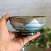 Waza no Kura Pair Rice Bowls - Stylish Japanese Tableware, Kutani Ware, Couple's Rice Bowls, Silver Glaze, Ceramic, High-End Brand, Made in Japan, Per