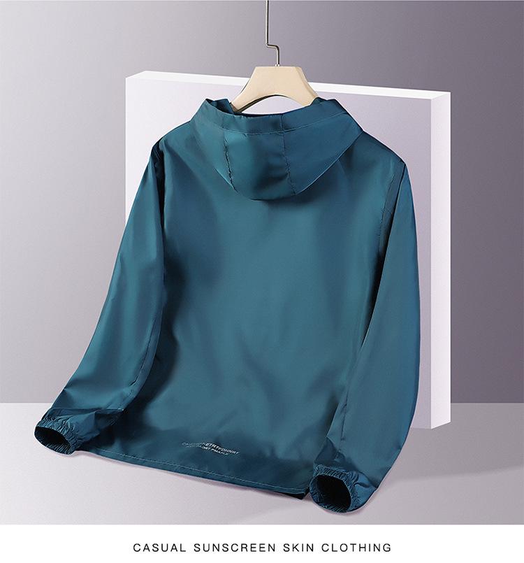 Men's Summer Sun Protection Jacket - Breathable, Ice Silk, Anti-UV, Ideal for Outdoor Fishing.