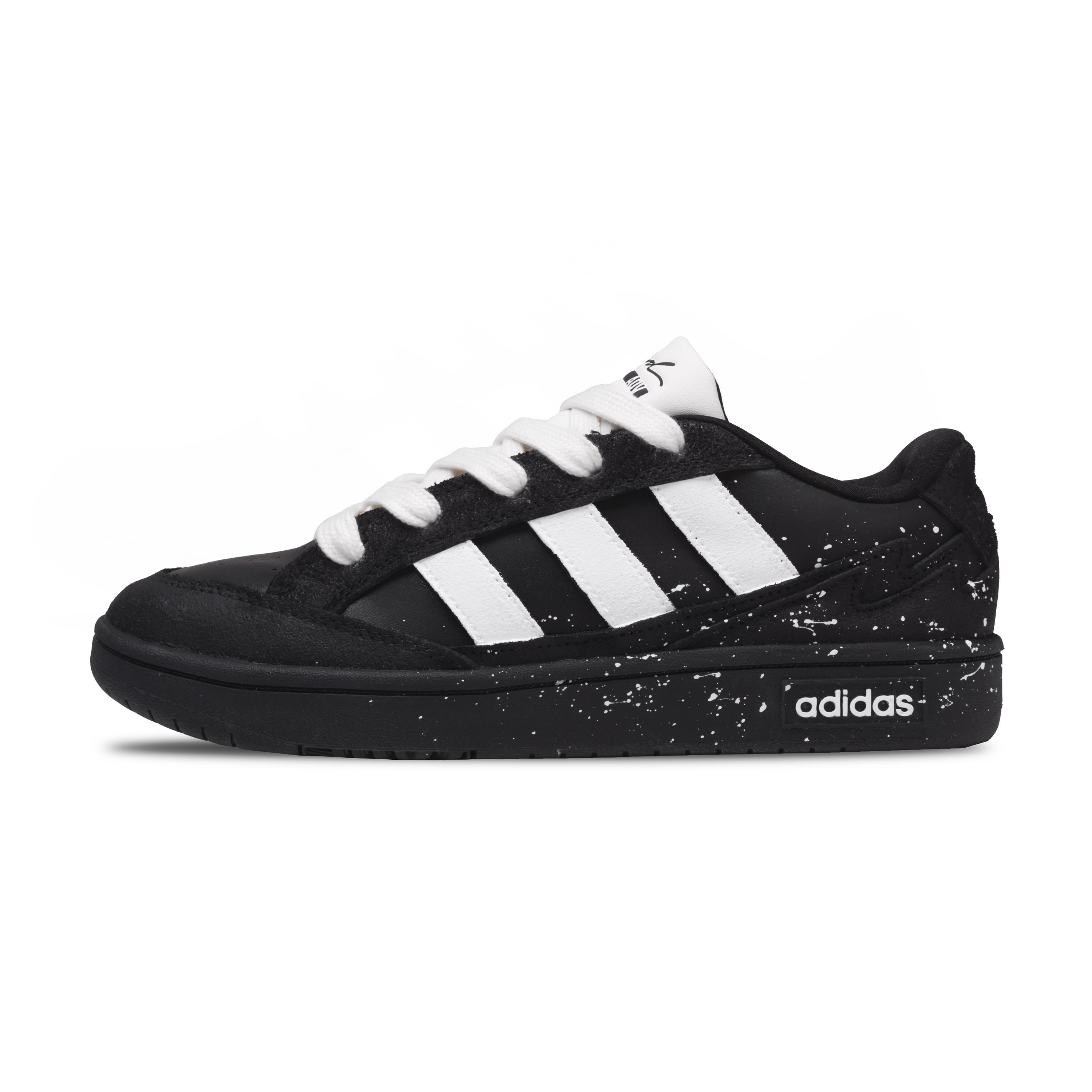 

Adidas WCARD ADV Starry, Versatile Monster Abrasion Resistant Low top Skateboard Shoes Unisex Black White IH0961(Team635-) 44⅔