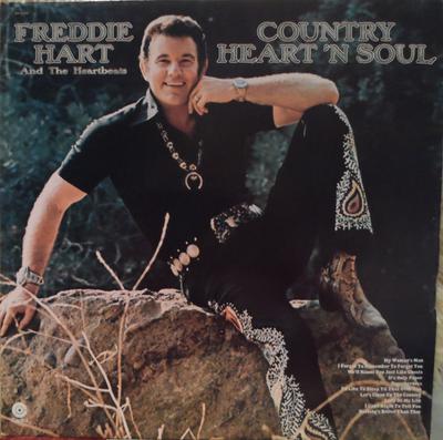 LP Record FREDDIE HART & THE HEARTBEATS - Country Heart 'N Soul ST11353 Capitol Records 1974 US Blues Used
