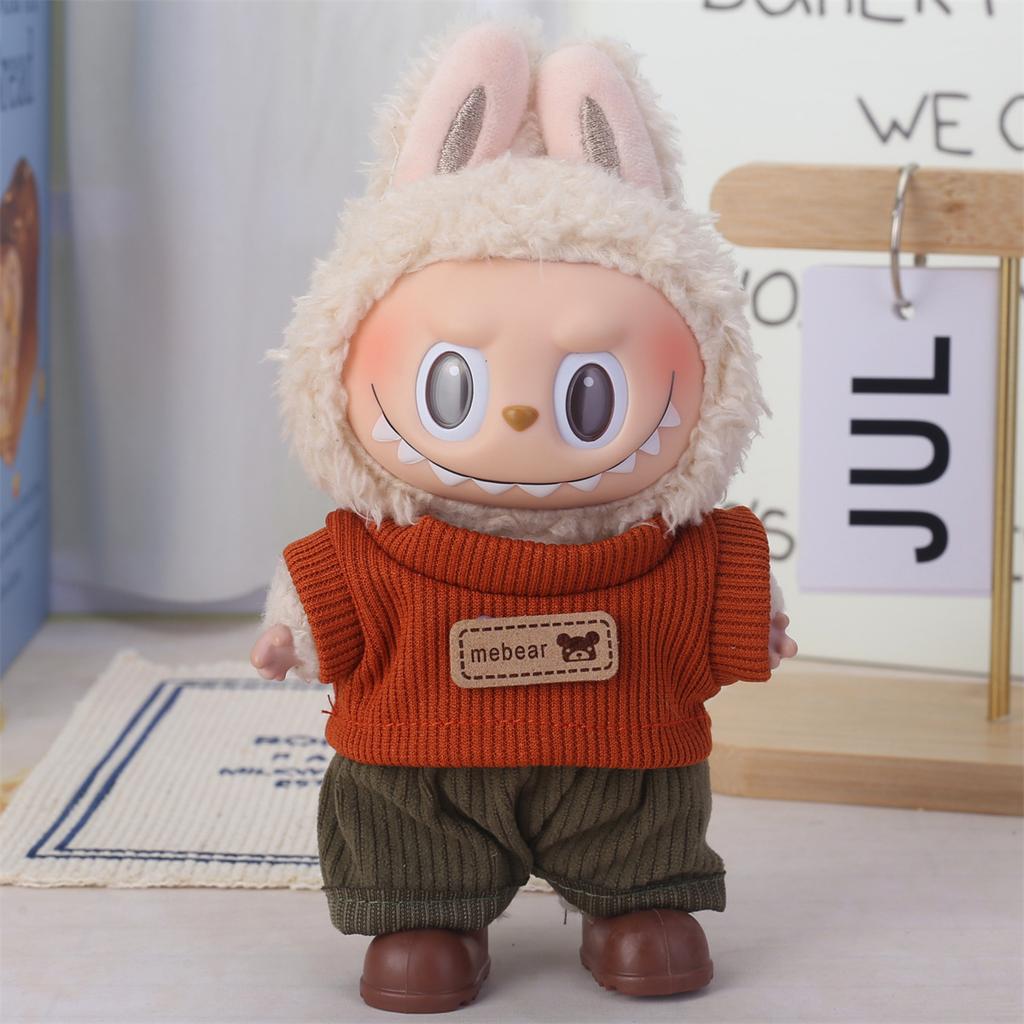 Labubu Baby Clothing Is Compatible with First, Second, and Third Generation 17cm Labubu Dolls