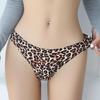CINOON Women’s Sexy Seamless Thong One Piece Ice Silk Low Rise T‑Back  Pure Desire Printed Sporty G‑String